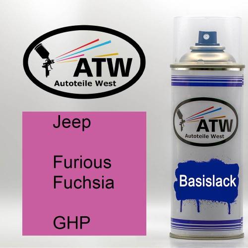 Jeep, Furious Fuchsia, GHP: 400ml Sprühdose, von ATW Autoteile West.